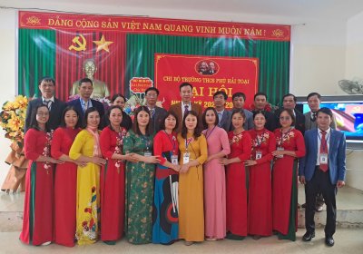 Đại hội Chi bộ Trường THCS PHú Hải Toại nhiệm kỳ 2025 - 2027
